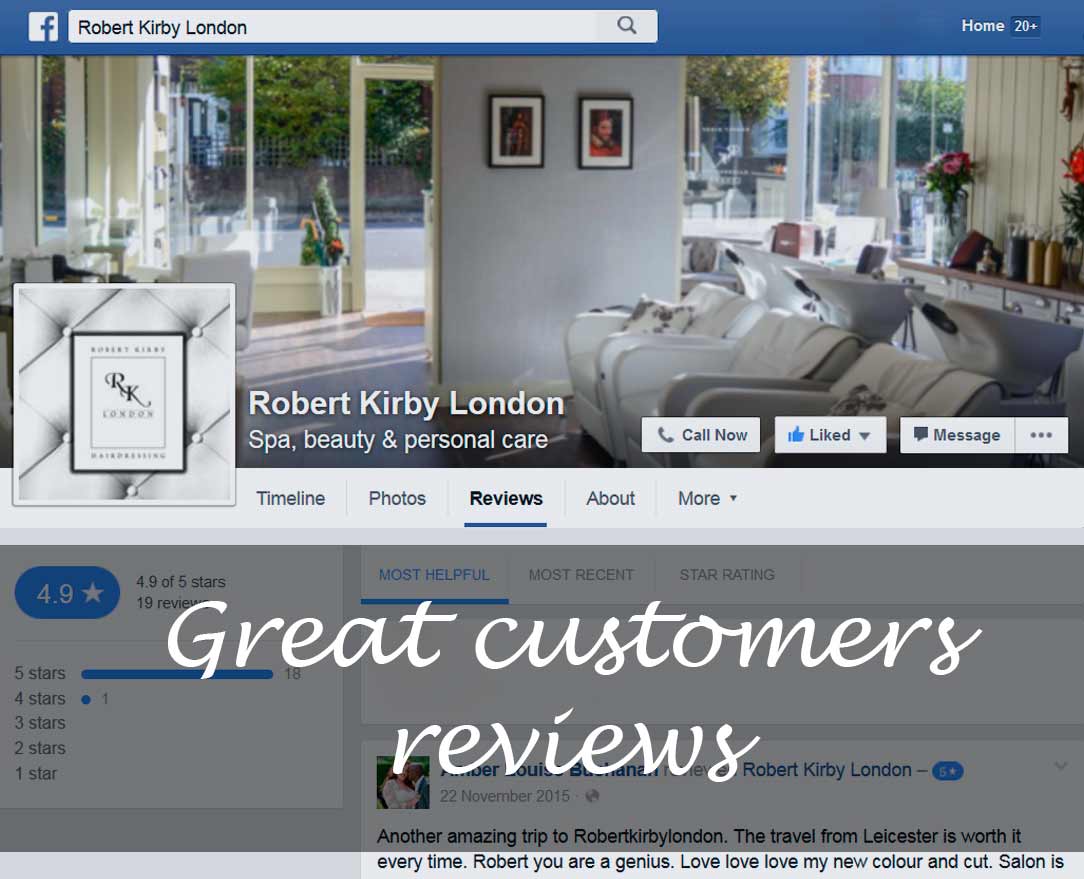 We Are Receiving Great Customer Reviews ROBERT KIRBY LONDON